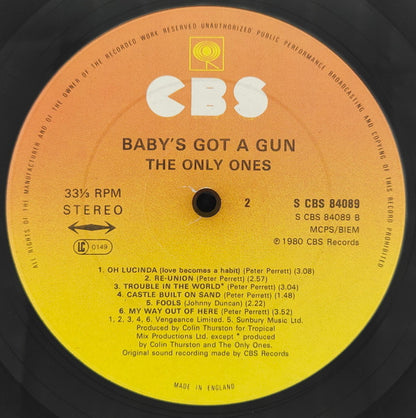 The Only Ones. Baby's Got A Gun VG+VG