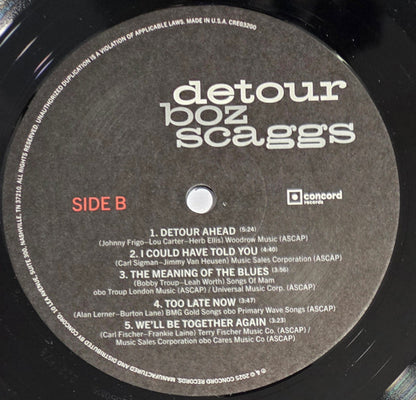 Boz Scaggs. Detour ( US Pressing ) VG+VG+ - Ad-Astra Records