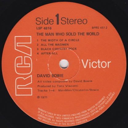 David Bowie. The Man Who Sold The World ( Re Issue Repress ) VG G+