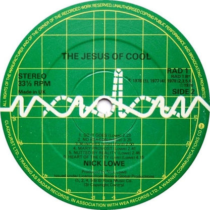Nick Lowe. Jesus Of Cool VG+G+