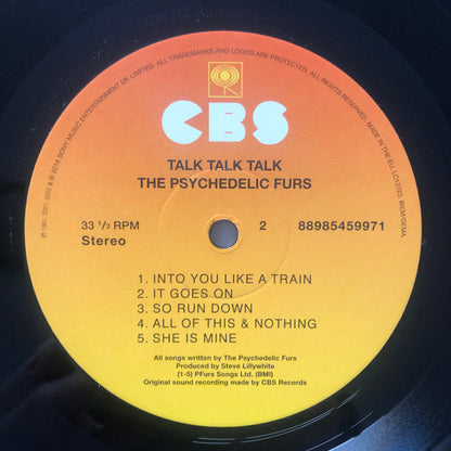The Psychedelic Furs. Talk . Talk . Talk ( Re Issue 180 g ) - Ad-Astra Records