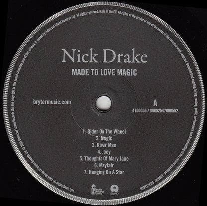 Nick Drake. Made To Love Magic ( Re Issue 180g )