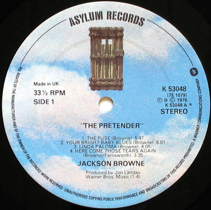 Jackson Browne. The Pretender VG+G+