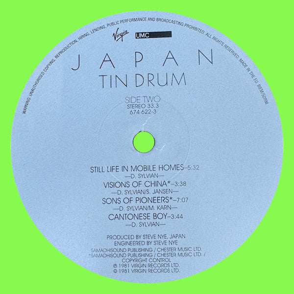 Japan. Tin Drum ( Reissue, Remastered, 180 Gram Heavyweight )