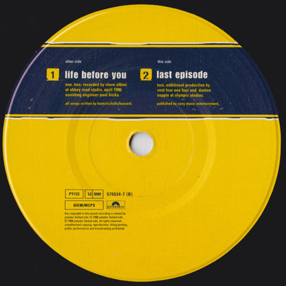 Vent 414. Life Before You ( 7" Single ) NM VG+ - Ad-Astra Records