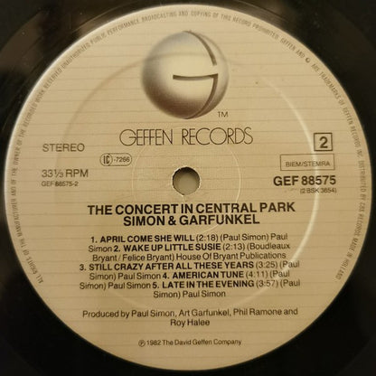Simon & Garfunkel. The Concert In Central Park ( Double + Booklet ) VG+VG