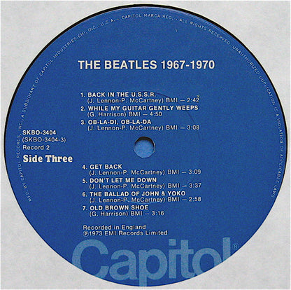 The Beatles. 1967 - 1970 (  Reissue, Los Angeles Capitol Labels ) VG+VG
