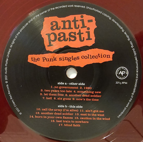 Anti-Pasti. The Punk Singles Collection - Ad-Astra Records