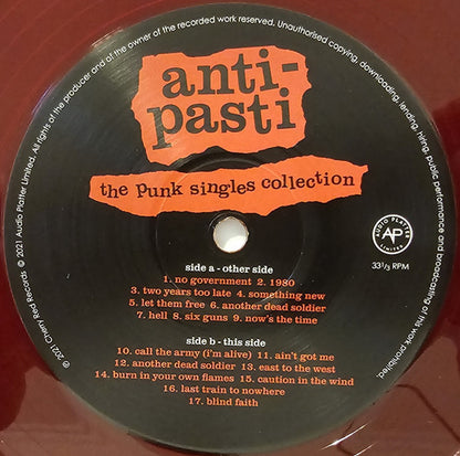Anti-Pasti. The Punk Singles Collection - Ad-Astra Records