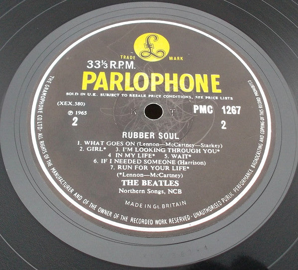 The Beatles. Rubber Soul (  Repress, Mono, Ernest J. Day print ) VG+G+