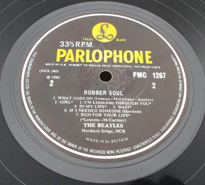 The Beatles. Rubber Soul (  Repress, Mono, Ernest J. Day print ) VG+G+