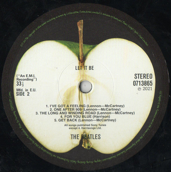 The Beatles. Let It Be ( Reissue, Stereo, Remix, ½ Speed Mastered )