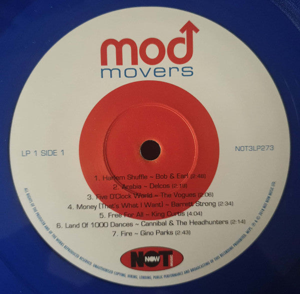 Various. Mod Movers ( Triple Blue Vinyl ) NM NM