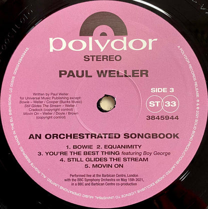 Paul Weller. With Jules Buckley & The BBC Symphony Orchestra ( 2 x LP )
