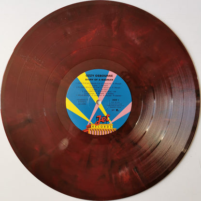 Ozzy Osbourne. Diary Of A Madman ( Reissue, Red & Black Swirl )