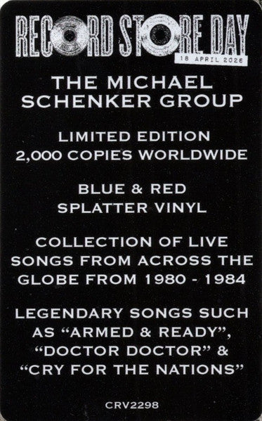 The Michael Schenker Group. Live & Ready (The Best Of MSG Live