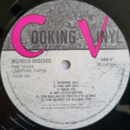 MIchelle - Shocked. The Texas Campfire Tapes VG+VG - Ad-Astra Records
