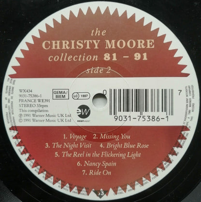 Christy Moore.  The Christy Moore Collection 81 - 91 VG+VG