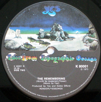 Yes. Tales From Topographic Oceans ( Double ) VG+VG