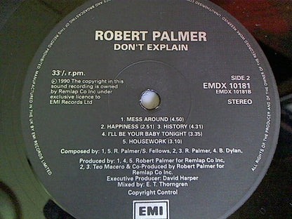 Robert Palmer. Don't Explain ( Double ) VG+VG