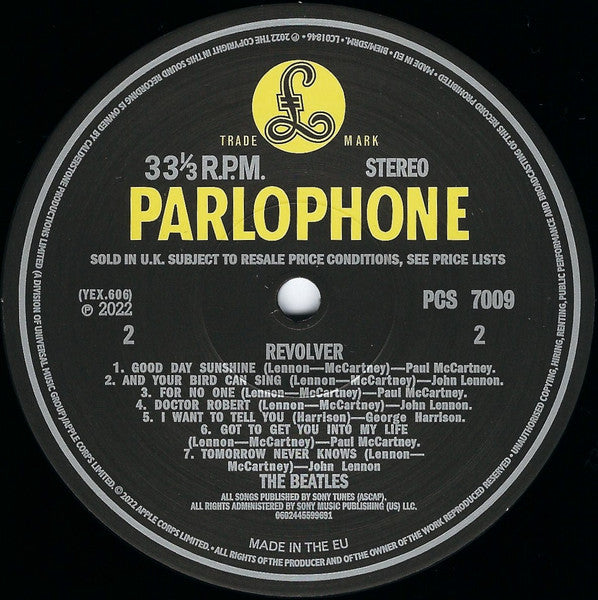 The Beatles. Revolver ( Reissue, Remastered, Stereo, Remix, ½ Speed Mastered )