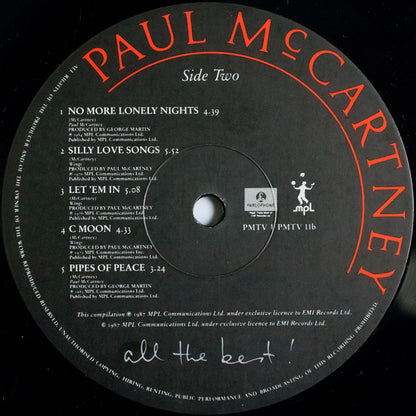 Paul McCartney. All The Best ! ( Double ) VG+VG