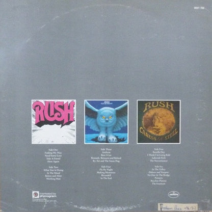 Rush. Archives ( Triple Album ) VG+G+