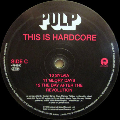Pulp. This Is Hardcore ( Reissue, Gatefold Double )
