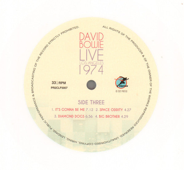 David Bowie. Live Los Angeles 1974 ( Double White 180g Vinyl )