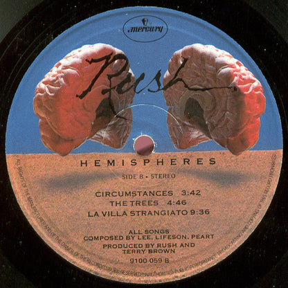 Rush. Hemispheres ( Gatefold ) VG+VG