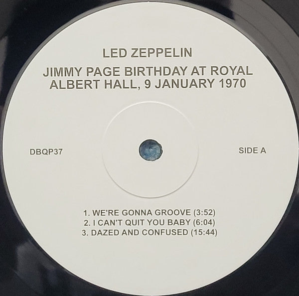 Led Zeppelin. Jimmy Page Birthday At The Royal Albert Hall 9 January 1970 ( Double Album )