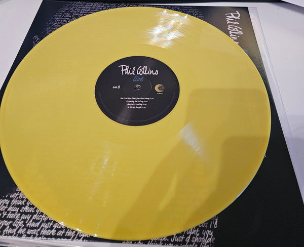 Phil Collins. Phil Collins Live ( Yellow Vinyl )