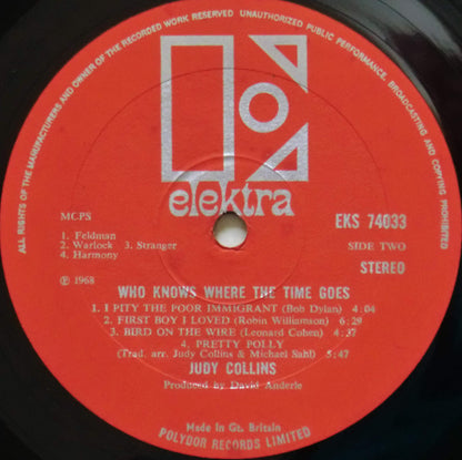Judy Collins. Who Knows Where The Time Goes VG+G+