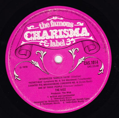 The Nice. Five Bridges ( Gatefold ) VG VG - Ad-Astra Records