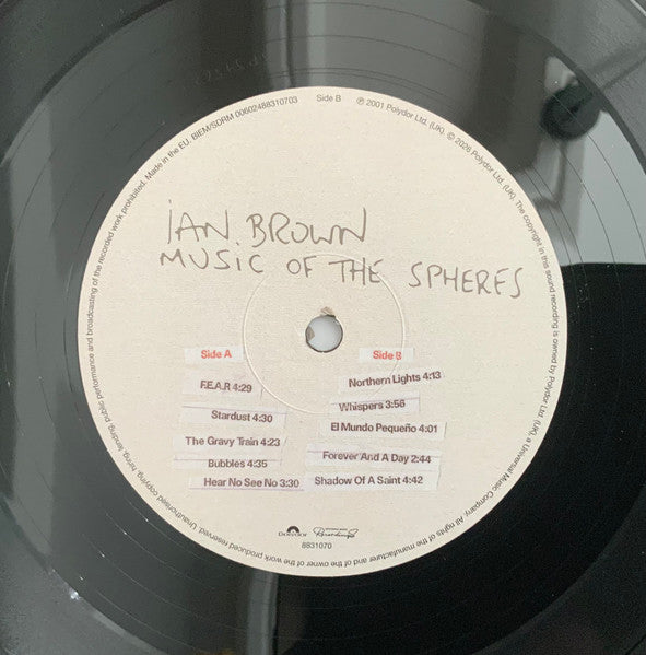 Ian Brown. Music Of The Spheres ( Record Store Day, Special Edition, 25th Anniversary )
