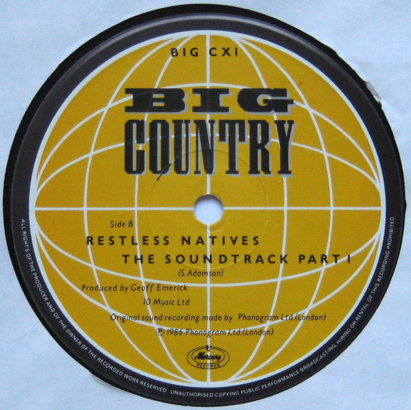 Big Country. Look Away (12" Mix) VG+VG