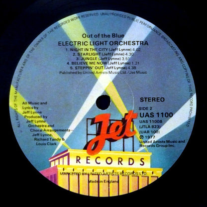 Electric Light Orchestra. Out Of The Blue ( Double ) VG+VG