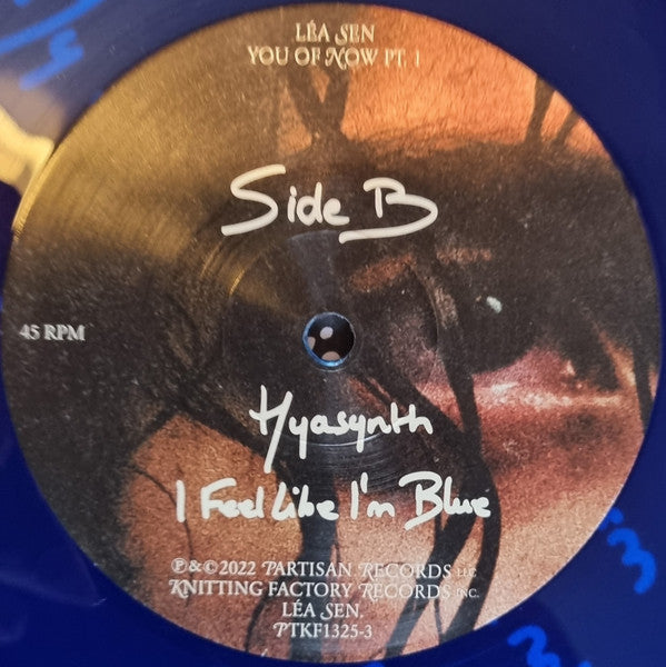 Léa Sen. You Of Now Pt.1 ( Vinyl, 12", 45 RPM, EP, Blue Transparent ) VG+VG+