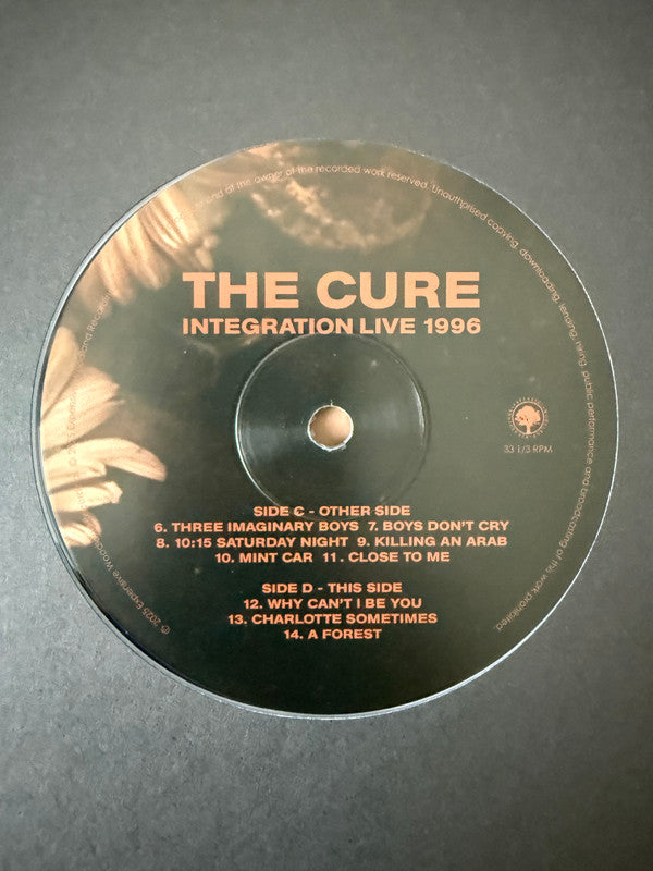 The Cure. Integration Live 1996 ( Double Ltd Edition Clear Vinyl )