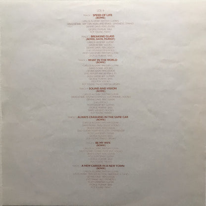 David Bowie. Low ( 1st Issue ) VG+VG - Ad-Astra Records