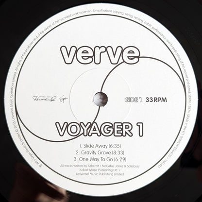 Verve. Voyager 1  Record Store Day, Reissue