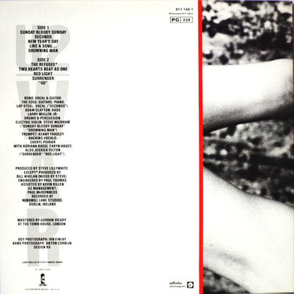 U2. War ( Gatefold French Black Labels Release ) VG+VG