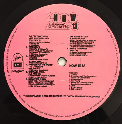 Various. Now That's What I Call Music XIII ( Double ) VG+VG