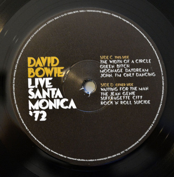 David Bowie.  Live Santa Monica '72 ( Double  Re Issue )