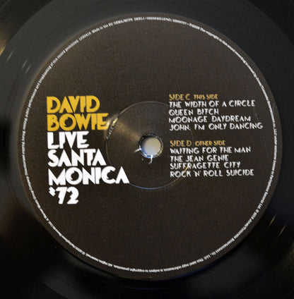 David Bowie.  Live Santa Monica '72 ( Double  Re Issue )