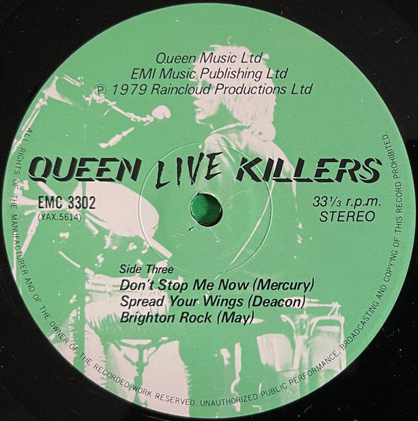 Queen. Live Killers ( Gatefold Double ) VG+VG - Ad-Astra Records