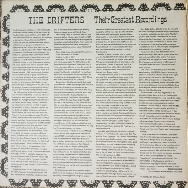The Drifters. Their Greatest Recordings (  Repress, Mono, PR ) VG+G+