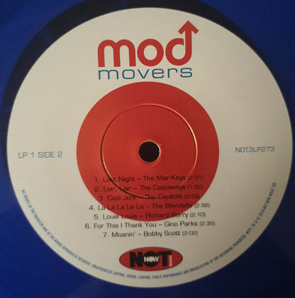 Various. Mod Movers ( Triple Blue Vinyl ) NM NM