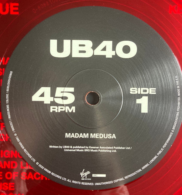 UB40.  Signing Off (  Limited Edition, Reissue, Remastered, Stereo, Red Translucent )