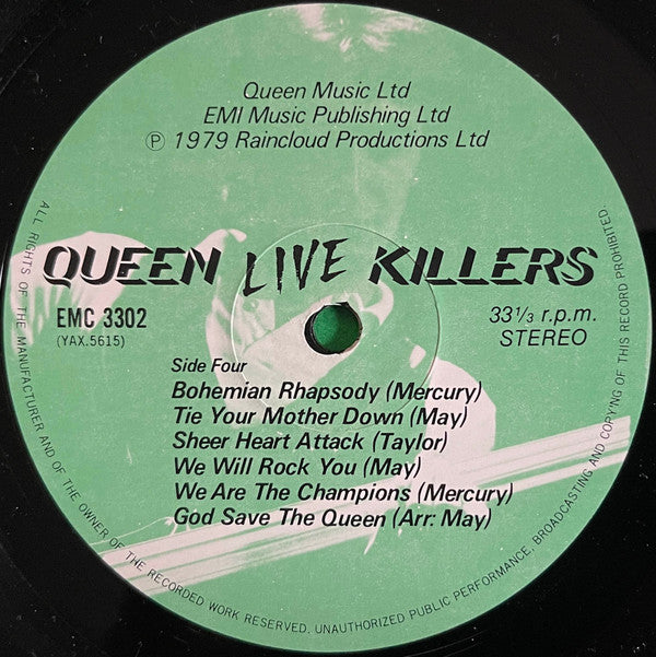 Queen. Live Killers ( Gatefold Double ) VG+VG - Ad-Astra Records